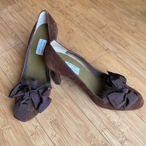 Philosophy di Alberta Ferretti Suede Heels